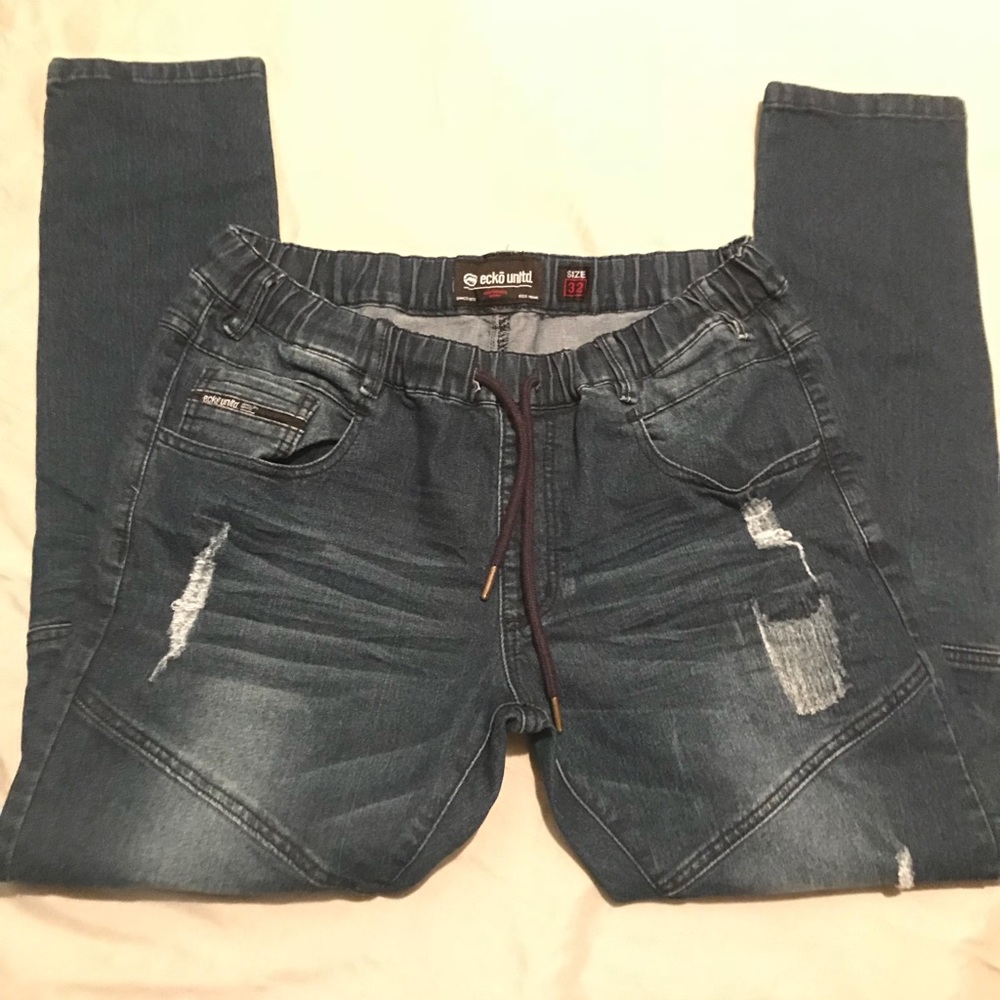 Guy’s Ekco unlimited skinny Moto jeans. - Picture 2 of 3